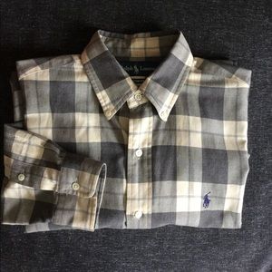 Ralph Lauren Plaid Cotton Button Down